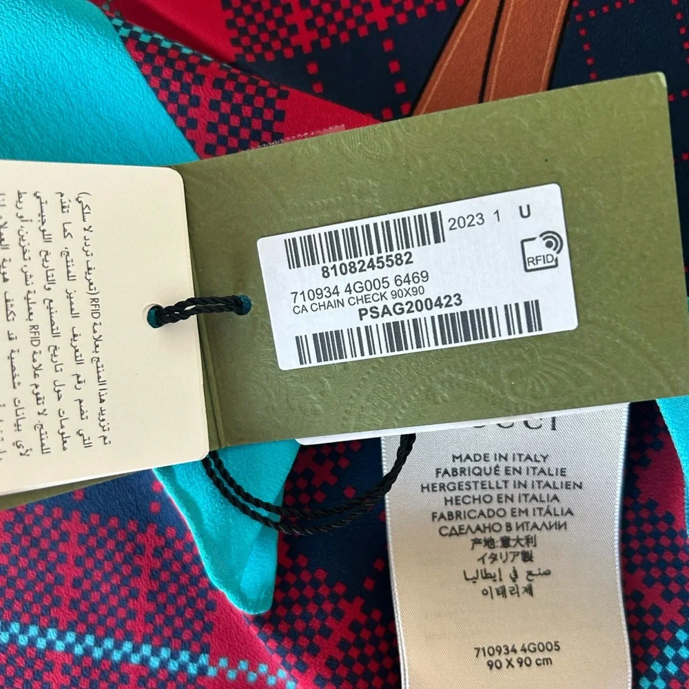 Gucci silk scarf NWT